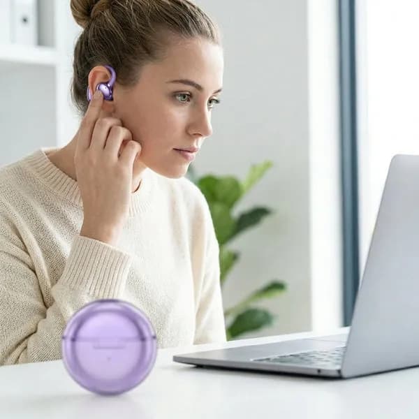 Wireless Ear-Clip Sports Earbuds