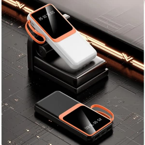 Mobile Phone Portable Built in Cable 60000Mah Charger Power Bank
